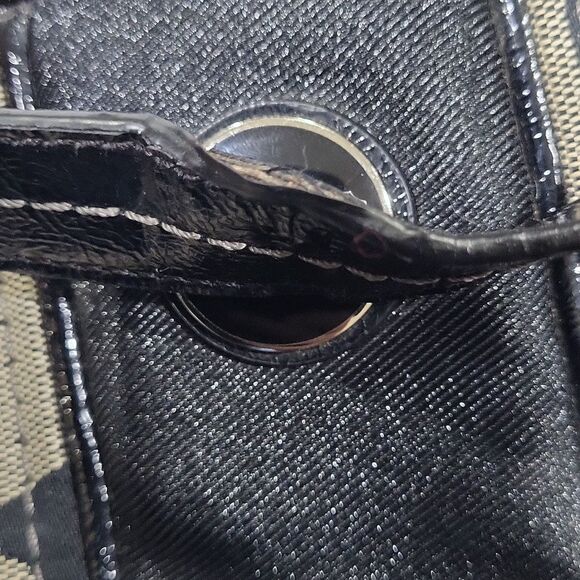 EUC COACH F19281 Signature canvas black Hobo shoulder bag - Picture 10 of 10